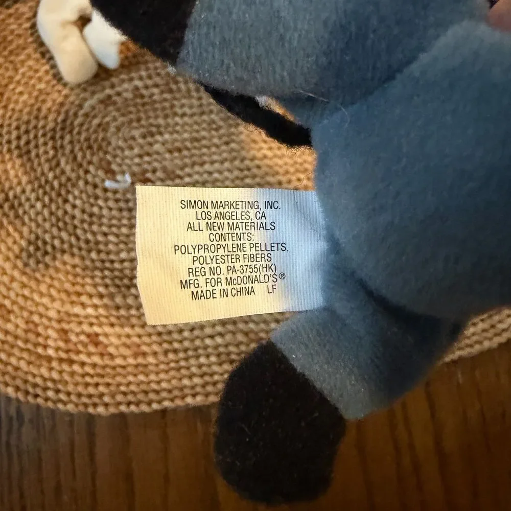 Ty Teenie Beanie Babies American Trio Libearty Righty Lefty McDonalds Tags